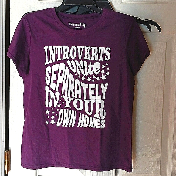 Women's funny introvert t shirt. Size S (4/6) NWT. - Picture 1 of 1